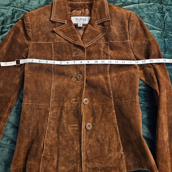 Brown Suede Blazer - Picture 4 of 9